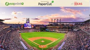 ecoprintQ is at Coors Field Ballpark in Denver, Colorado for our in-person Healthcare Training event